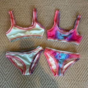 Lot of 2 PQ Swim bikinis, Size 10